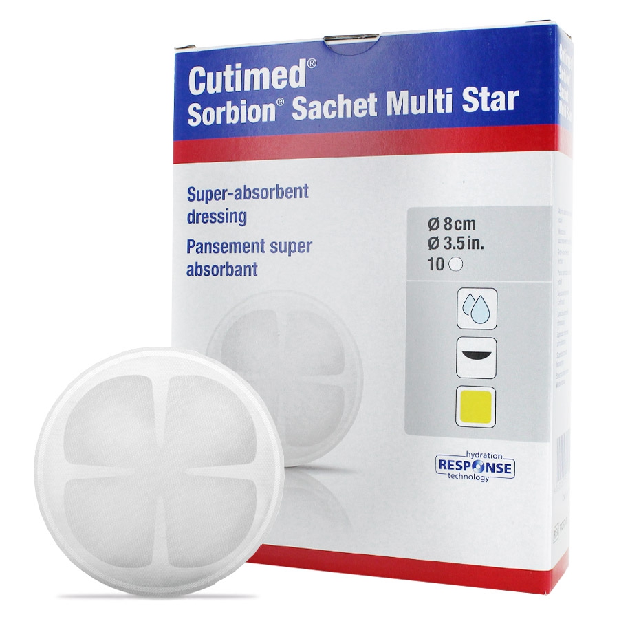 cutimed sorbion sachet multi star